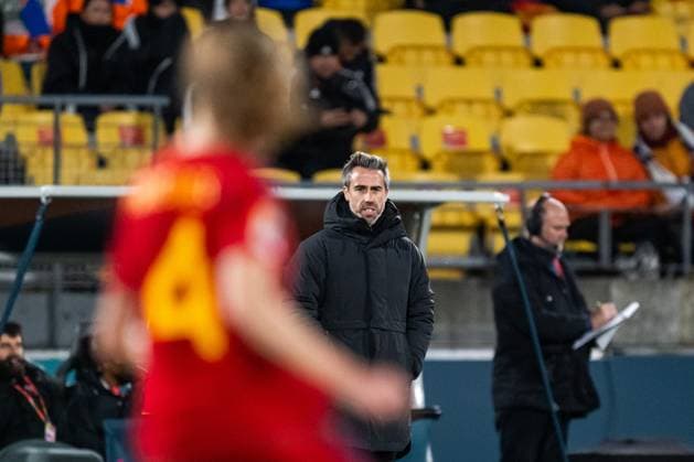 230731 Head coach Jorge Vilda of Spain during the FIFA Women s World Cup soccer match between Japan and Spain on July 31, 2023 in Wellington Photo Mathias Bergeld BILDBYRAN code MB MB0657 football soccer football soccer football world cup world cup fifa womens world cup japan spain 12 dam bbeng women football world cup women world cup  Copyright: MATHIASxBERGELD BB230731MB168