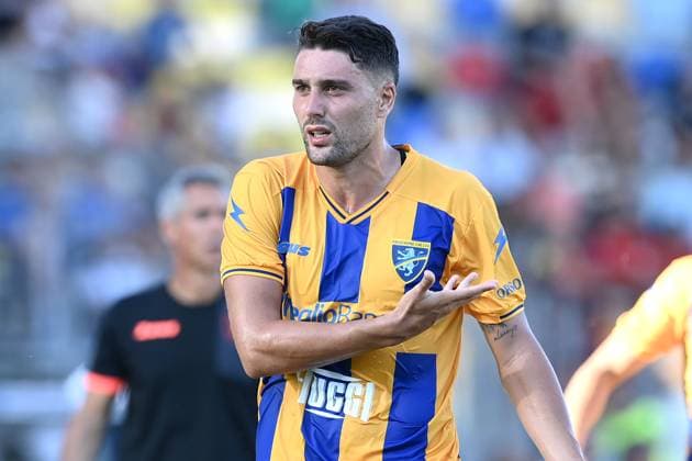 As Frosinone 29 07 2023 - amichevole Frosinone-Salernitana foto Antonello Sammarco Image nella foto: Riccardo Marchizza 