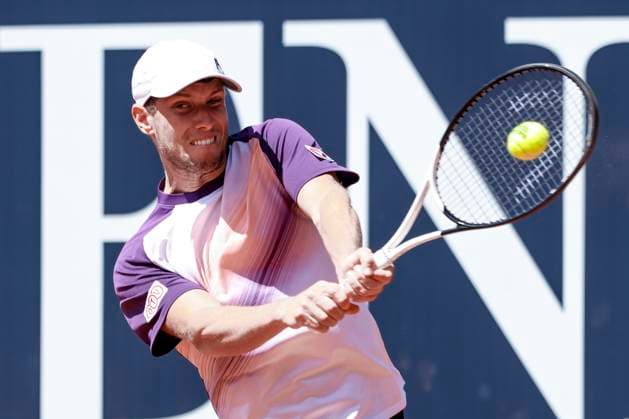 TENNIS - ATP, Tennis Herren Generali Open 2023 KITZBUEHEL,AUSTRIA,31.JUL.23 - TENNIS - ATP World Tour, Generali Open. Image shows Filip Misolic (AUT).  GEPAxpictures xPatrickxSteiner