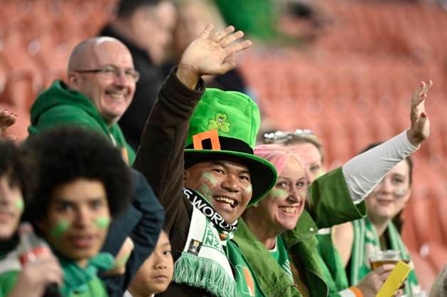 31st July 2023; Brisbane Stadium, Brisbane, Queensland, Australia: FIFA Womens World Cup Group B Football, Republic of Ireland versus Nigeria; Irish fans before kick off  ActionPlus12537835 NigelxOwen