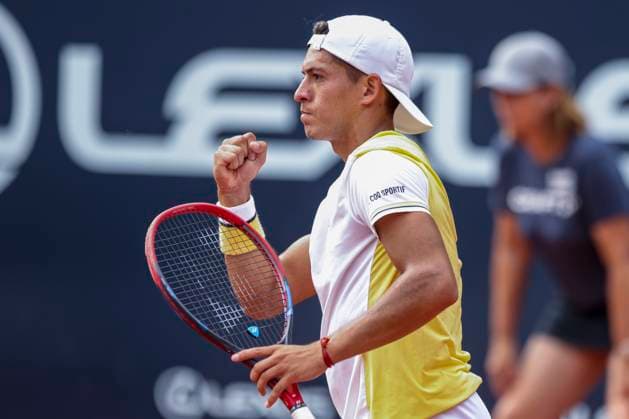 TENNIS - ATP, Tennis Herren Generali Open 2023 KITZBUEHEL,AUSTRIA,31.JUL.23 - TENNIS - ATP World Tour, Generali Open. Image shows Sebastian Baez (ARG).  GEPAxpictures xPatrickxSteiner
