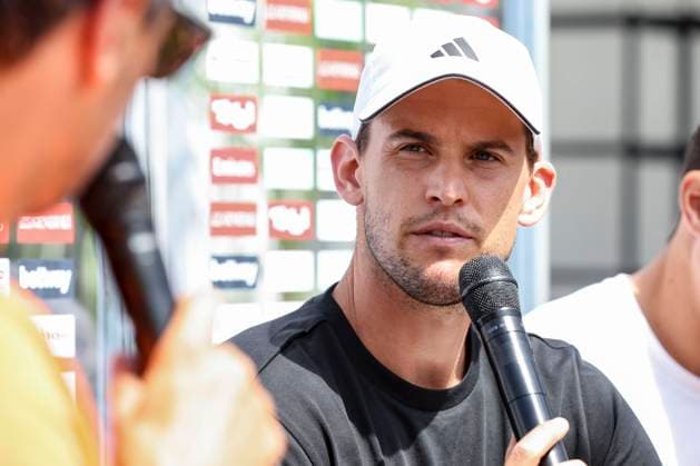 TENNIS - ATP, Tennis Herren Generali Open 2023 KITZBUEHEL,AUSTRIA,31.JUL.23 - TENNIS - ATP World Tour, Generali Open. Image shows Dominic Thiem (AUT).  GEPAxpictures xPatrickxSteiner