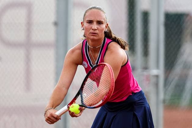 DTB internationals Ladies Open 2023 by Wilson, 31 07 2023, 24 boso Ladies Open Hechingen, Category AA 1 Round Qualification Sign In Doubles Marie Vogt GER vs Mara Guth GER Mara Guth GER DTB internationals Ladies Open 2023 by Wilson Hechingen Copyright: xEibner-Pressefoto RogerxBuerkex EP_EER