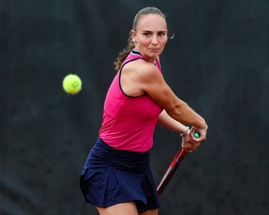 DTB internationals Ladies Open 2023 by Wilson, 31 07 2023, 24 boso Ladies Open Hechingen, Category AA 1 Round Qualification Sign In Doubles Marie Vogt GER vs Mara Guth GER Mara Guth GER DTB internationals Ladies Open 2023 by Wilson Hechingen Copyright: xEibner-Pressefoto RogerxBuerkex EP_EER