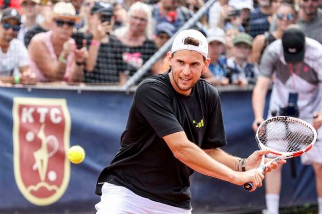 TENNIS - ATP, Tennis Herren Generali Open 2023 KITZBUEHEL,AUSTRIA,31.JUL.23 - TENNIS - ATP World Tour, Generali Open. Image shows Dominic Thiem (AUT).  GEPAxpictures xPatrickxSteiner
