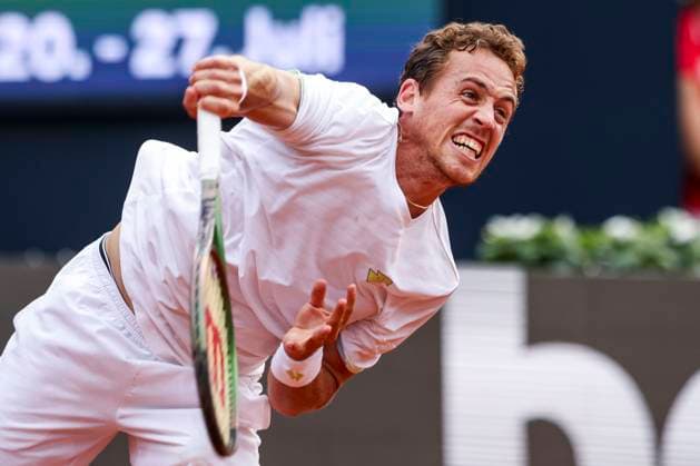 TENNIS - ATP, Tennis Herren Generali Open 2023 KITZBUEHEL,AUSTRIA,31.JUL.23 - TENNIS - ATP World Tour, Generali Open. Image shows Roberto Carballes Baena (ESP).  GEPAxpictures xPatrickxSteiner