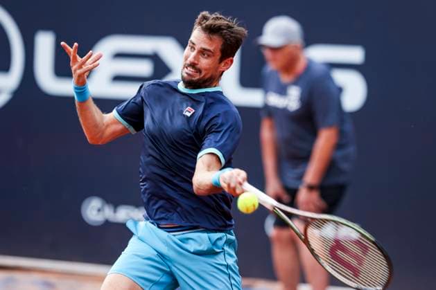 TENNIS - ATP, Tennis Herren Generali Open 2023 KITZBUEHEL,AUSTRIA,31.JUL.23 - TENNIS - ATP World Tour, Generali Open. Image shows Guido Pella (ARG).  GEPAxpictures xPatrickxSteiner