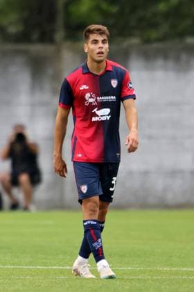 ADAM OBERT, Cagliari, 2023-24, Amichevole, Friendly match, Cagliari vs Juventus U23 Next Gen 3-0, 29-07-2023, Azione, Action, Single shot SERIE A 2023-24 AMICHEVOLE CAGLIARI-JUVENTUS U23 NEXT GEN 3-0