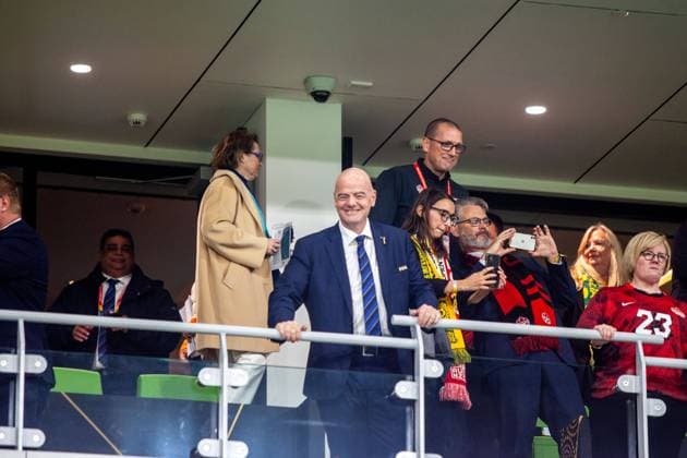 Melbourne Rectangular Stadium President of the FIFA Gianni Infantino during the FIFA Women?s World Cup Australia New Zealand 2023 Group B match between Australia vs Canada at Melbourne Rectangular Stadium on July 31, 2023 in Melbourne, Australia. Final score: Australia 4 - Canada 0. (Patricia PÃ rez Ferraro SPP) Copyright: xPatriciaxPÃ rezxFerrarox xSPPx spp-en-PaPFeSp-_MG_0109