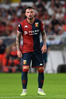 FILIP JAGIELLO, 2023-24, amichevole, friendly match, GENOA-MONACO 1-0, azione, action single shot 2023-24 amichevole GENOA-MONACO 1-0