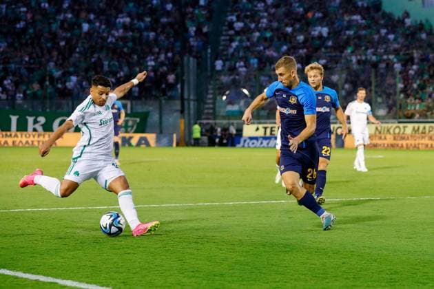 Football, CL Qualifiers, Panathinaikos Athens - SC Dnipro-1 Dnipropetrovsk
