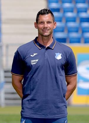 Alexander Stolz Goalkeeper Coach , TSG 1899 Hoffenheim Porträttermin TSG 1899 Hoffenheim 2023 2024 Zuzenhausen, GER, 01 08 2023 ,Football 1 Bundesliga 2023 2024 Editorial use only