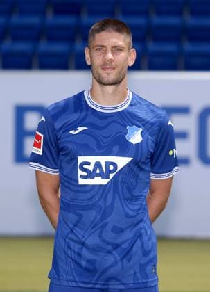 Andre Kramaric , TSG 1899 Hoffenheim Porträttermin TSG 1899 Hoffenheim 2023 2024 Zuzenhausen, GER, 01 08 2023 ,Football 1 Bundesliga 2023 2024 Editorial use only