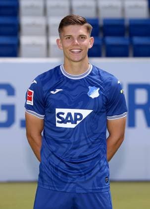 Finn Ole Becker , TSG 1899 Hoffenheim Porträttermin TSG 1899 Hoffenheim 2023 2024 Zuzenhausen, GER, 01 08 2023 ,Football 1 Bundesliga 2023 2024 Editorial use only
