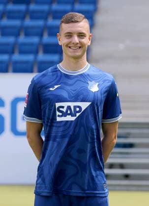 Fisnik Asllani , TSG 1899 Hoffenheim Porträttermin TSG 1899 Hoffenheim 2023 2024 Zuzenhausen, GER, 01 08 2023 ,Football 1 Bundesliga 2023 2024 Editorial use only