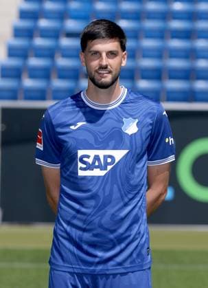 Florian Grillitsch , TSG 1899 Hoffenheim Porträttermin TSG 1899 Hoffenheim 2023 2024 Zuzenhausen, GER, 01 08 2023 ,Football 1 Bundesliga 2023 2024 Editorial use only