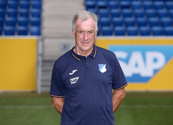Heinz Seyfert Zeugwart , TSG 1899 Hoffenheim Porträttermin TSG 1899 Hoffenheim 2023 2024 Zuzenhausen, GER, 01 08 2023 ,Football 1 Bundesliga 2023 2024 Editorial use only