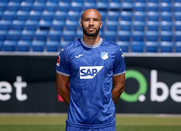 John Anthony Brooks , TSG 1899 Hoffenheim Porträttermin TSG 1899 Hoffenheim 2023 2024 Zuzenhausen, GER, 01 08 2023 ,Football 1 Bundesliga 2023 2024 Editorial use only