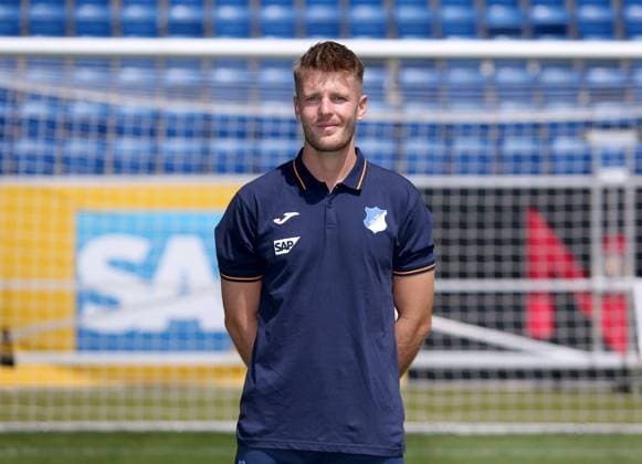 Julian Binder Physiotherapist , TSG 1899 Hoffenheim Porträttermin TSG 1899 Hoffenheim 2023 2024 Zuzenhausen, GER, 01 08 2023 ,Football 1 Bundesliga 2023 2024 Editorial use only