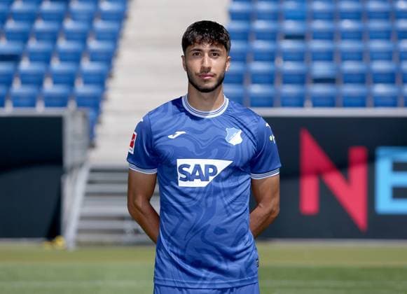 Muhammed Damar , TSG 1899 Hoffenheim Porträttermin TSG 1899 Hoffenheim 2023 2024 Zuzenhausen, GER, 01 08 2023 ,Football 1 Bundesliga 2023 2024 Editorial use only