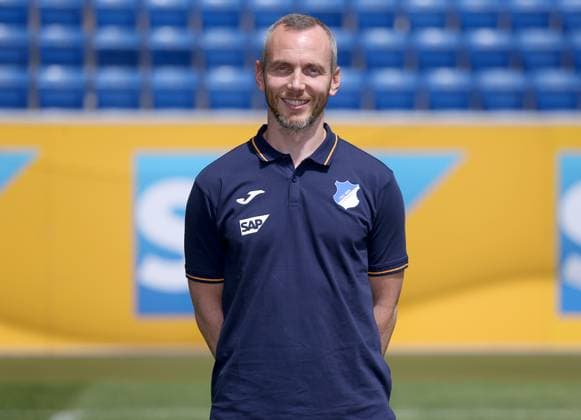 Sören Johannsen Physiotherapist , TSG 1899 Hoffenheim Portrait appointment TSG 1899 Hoffenheim 2023 2024 Zuzenhausen, GER, 01 08 2023 ,Football 1 Bundesliga 2023 2024 Editorial use only