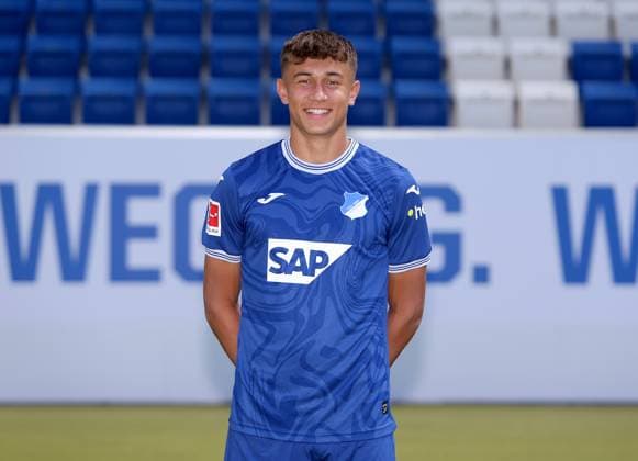 Tom Bischof , TSG 1899 Hoffenheim Porträttermin TSG 1899 Hoffenheim 2023 2024 Zuzenhausen, GER, 01 08 2023 ,Football 1 Bundesliga 2023 2024 Editorial use only