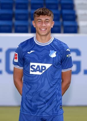 Tom Bischof , TSG 1899 Hoffenheim Porträttermin TSG 1899 Hoffenheim 2023 2024 Zuzenhausen, GER, 01 08 2023 ,Football 1 Bundesliga 2023 2024 Editorial use only