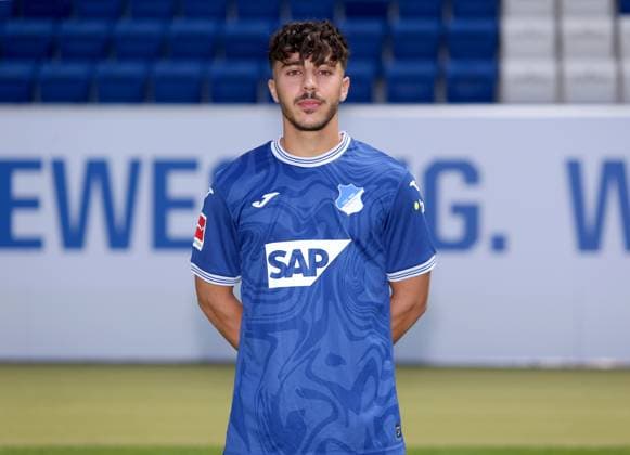 Umut Tohumcu , TSG 1899 Hoffenheim Porträttermin TSG 1899 Hoffenheim 2023 2024 Zuzenhausen, GER, 01 08 2023 ,Football 1 Bundesliga 2023 2024 Editorial use only