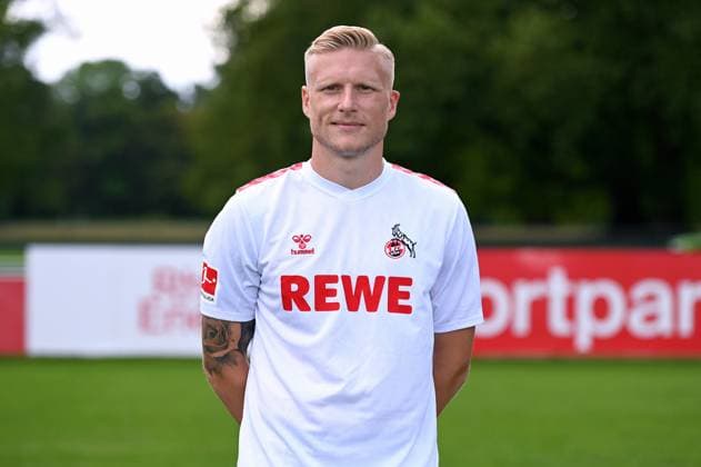 Kristian Pedersen 1 FC Cologne 1 BL, portrait date 2023 2024