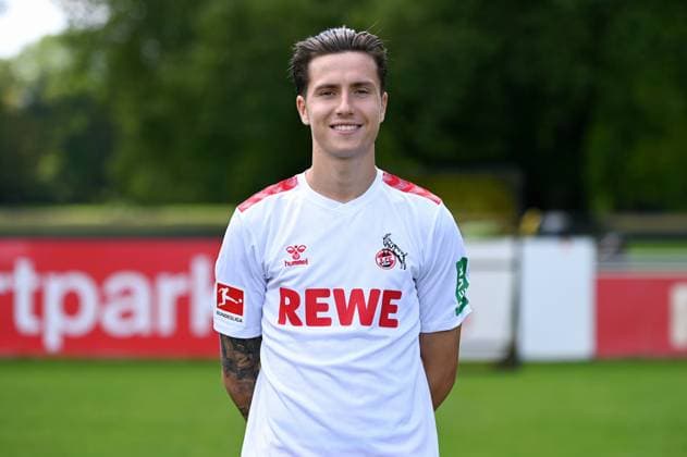 Denis Huseinbasic 1 FC Köln 1 BL, portrait date 2023 2024