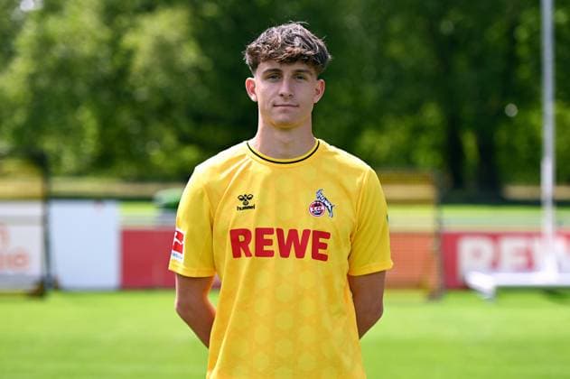 Jonas Nickisch 1 FC Cologne 1 BL, portrait date 2023 2024