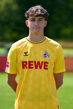 Jonas Nickisch 1 FC Cologne 1 BL, portrait date 2023 2024