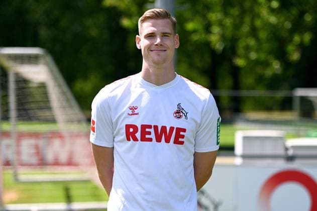 Steffen Tigges 1 FC Cologne 1 BL, portrait date 2023 2024