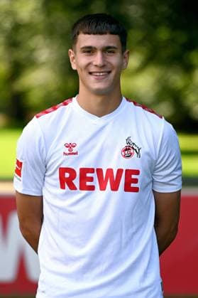 Emin Kujovic 1 FC Cologne 1 BL, portrait date 2023 2024