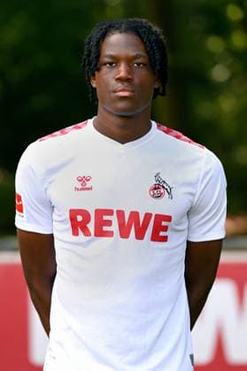 Elias Bakatukanda 1 FC Cologne 1 BL, portrait date 2023 2024