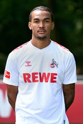 Damion Downs 1 FC Cologne 1 BL, portrait date 2023 2024