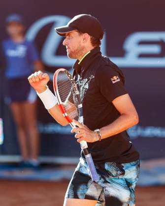 Dominic Thiem makes a fist and cheers,jubilation,joy,emotion Copyright: xJuergenxHasenkopfx