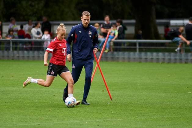 COLOGNE, GERMANY - 2 August, 2023: Practice of 1.FC Koeln Frauen  Copyright: xVITALIIxKLIUIEVx