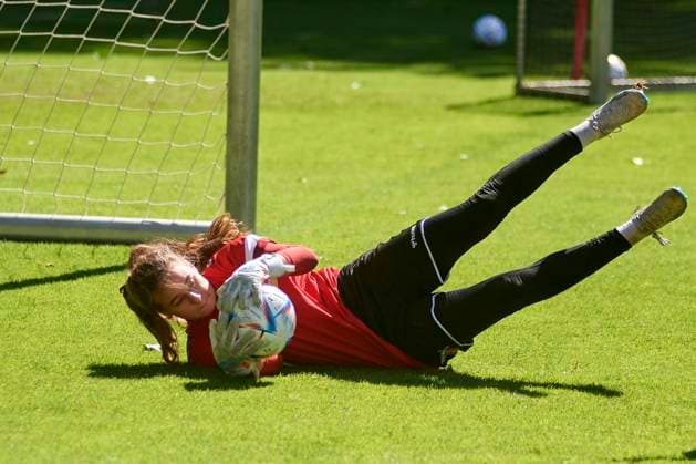 COLOGNE, GERMANY - 2 August, 2023: Practice of 1.FC Koeln Frauen  Copyright: xVITALIIxKLIUIEVx