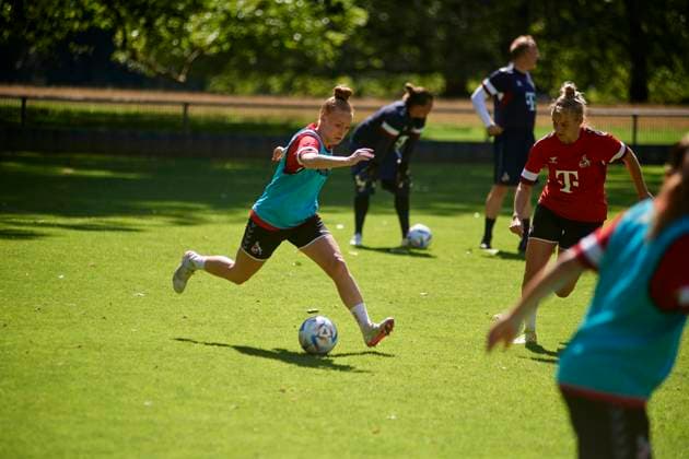 COLOGNE, GERMANY - 2 August, 2023: Practice of 1.FC Koeln Frauen  Copyright: xVITALIIxKLIUIEVx