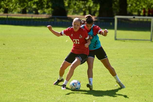 COLOGNE, GERMANY - 2 August, 2023: Practice of 1.FC Koeln Frauen  Copyright: xVITALIIxKLIUIEVx