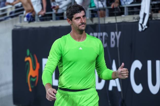 August 2, 2023, ORLANDO, FL, United States of America: Thibaut Courtois of Real Madrid during a match against Juventus, International Friendly, Länderspiel, Nationalmannschaft at Camping World Stadium in the city of Orlando in the United States this Wednesday, August 2nd. ORLANDO United States of America - ZUMAv122 20230802_zap_v122_127 Copyright: xWilliamxVolcovx