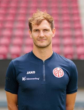 Football Official Portrait 1 FSVMainz 05, 1 FSV Mainz 05, Bundesliga Season 2023 2024, Jonas Grünewald Deputy Head of Performance ,