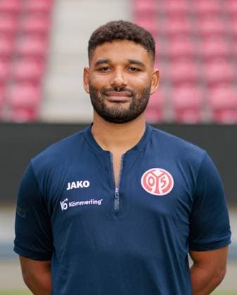 Football Official Portrait 1 FSVMainz 05, 1 FSV Mainz 05, Bundesliga season 2023 2024, Tijan Njie video analysis ,