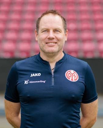 Football Official Portrait 1 FSVMainz 05, 1 FSV Mainz 05, Bundesliga season 2023 2024, Stefan Kamilli physiotherapist ,