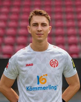 Football Official Portrait 1 FSVMainz 05, 1 FSV Mainz 05, Bundesliga Season 2023 2024, Lasse Rieß,