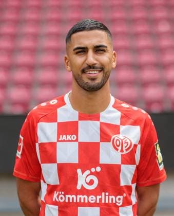 Football Official Portrait 1 FSVMainz 05, 1 FSV Mainz 05, Bundesliga season 2023 2024, Aymen Barkok,