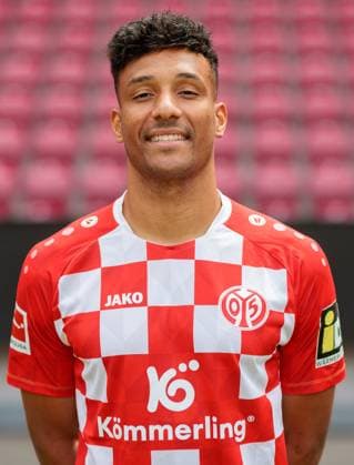 Football Official Portrait 1 FSVMainz 05, 1 FSV Mainz 05, Bundesliga season 2023 2024, Karim Onisiwo,