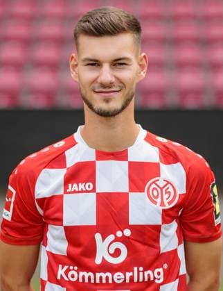 Football Official Portrait 1 FSVMainz 05, 1 FSV Mainz 05, Bundesliga season 2023 2024, Tom Krauß,