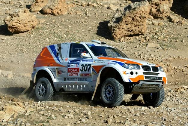 29 th Dakar Rally Germany s Jutta Kleinschmidt drives her BMW X3 during the 2007 Lisbon Dakar rally in Morocco on January 8, 2007. Photo by Michel Maindru Cameleon ABBACAPRESS.COM Morocco  Copyright: xMaindruxPhoto ABACAx 113252_34 MaindruxPhoto ABACAx 113252_34